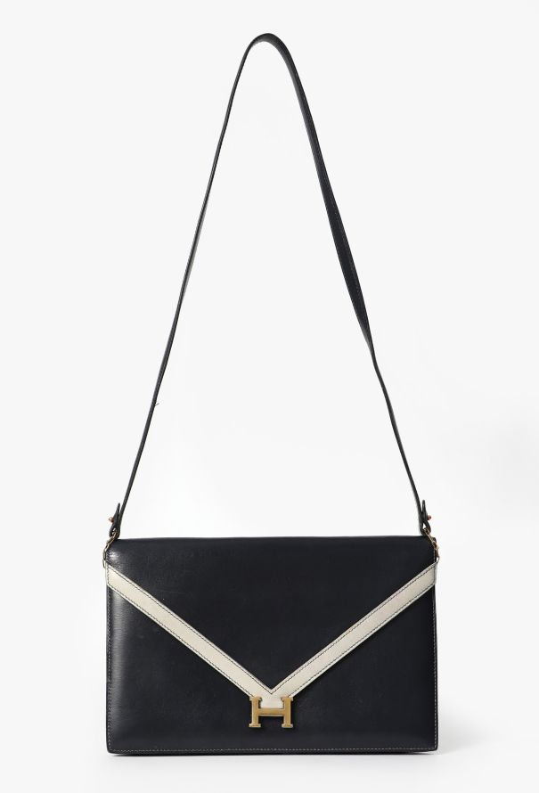 Hermès Vintage Bicolor Lydie Shoulder Bag - 1