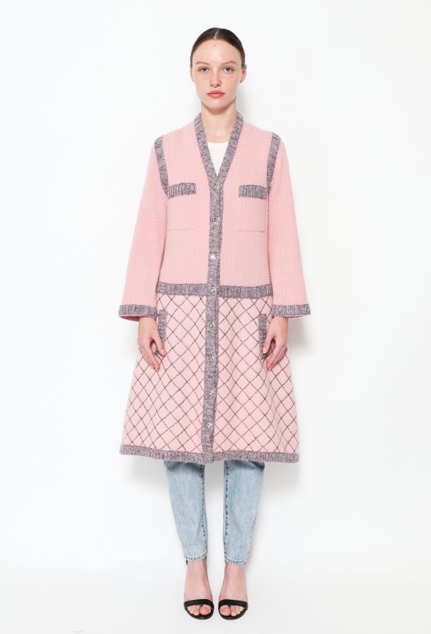 F/W 2015 Cashmere Quilted Dress, Authentic & Vintage
