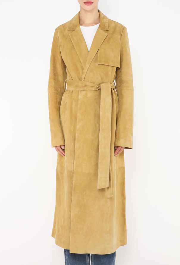 Galvan Resort 2022 Farrah Suede Trench - 4