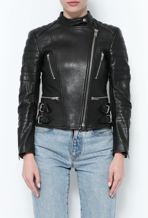 Céline Leather Biker Jacket - 2 Céline Leather Biker Jacket - 2