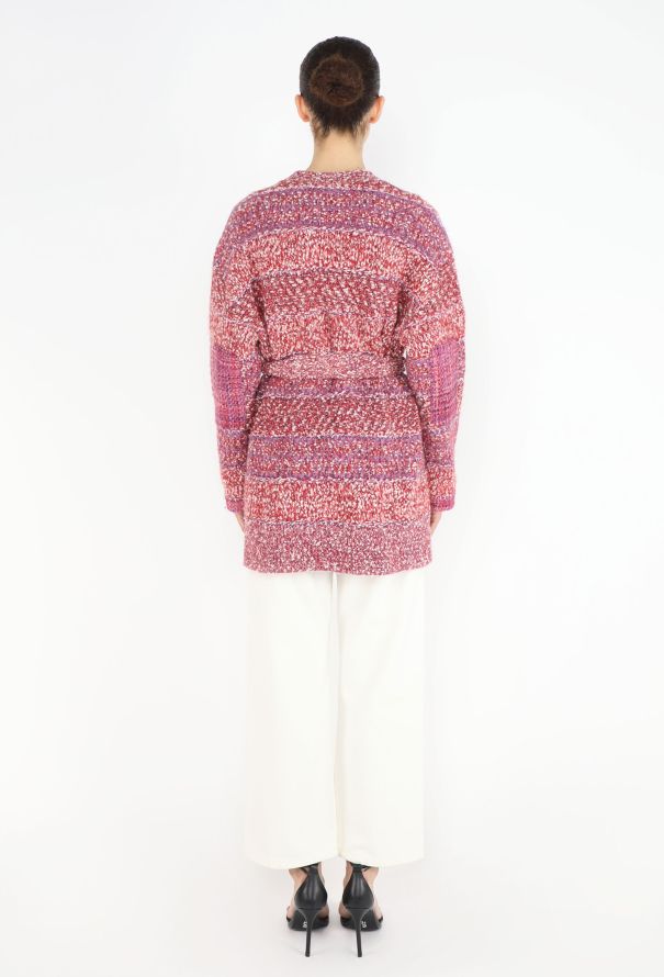 Chanel F/W 2022 Belted Cashmere Tweed Cardigan - 6