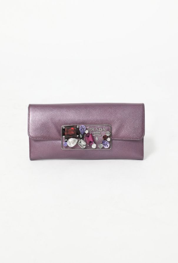 Prada Saffiano Continental Wallet - 1