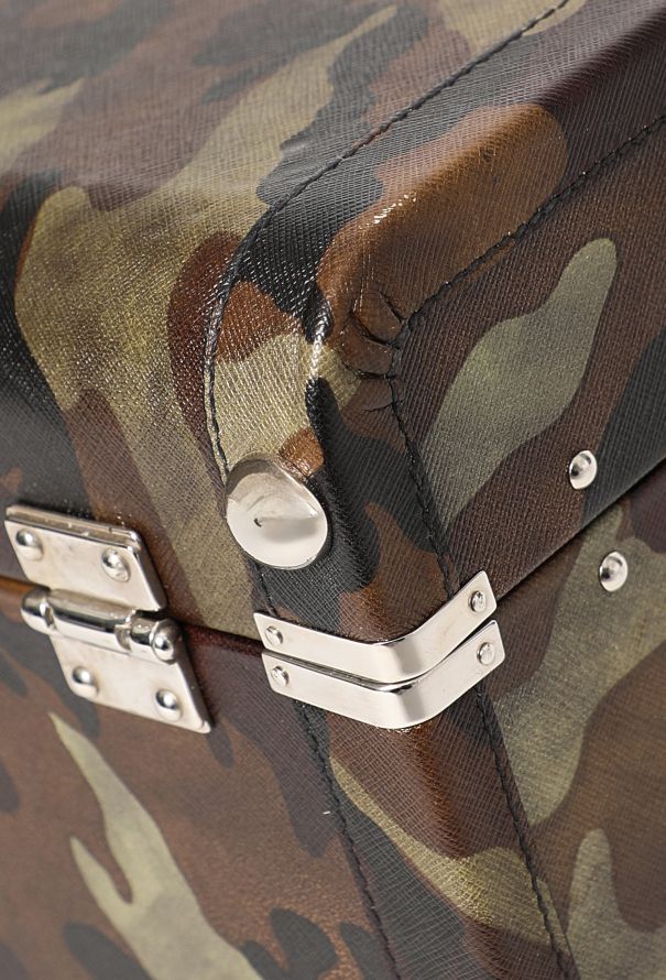 Prada Large Camouflage Travel Trunk - 7
