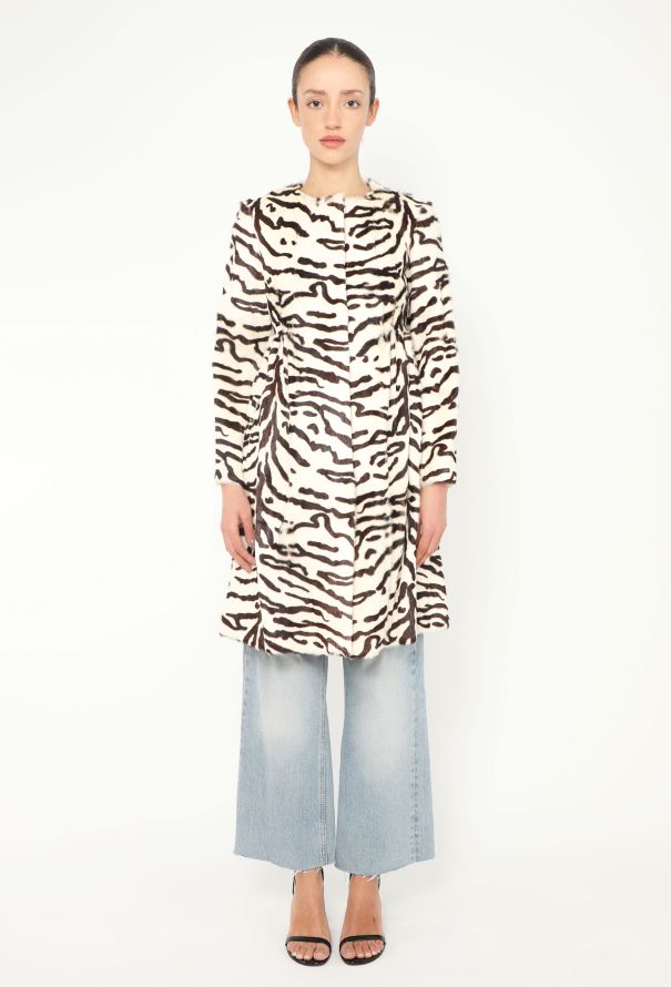 Fendi Early 2000s Pleated Ponyhair Coat - 3