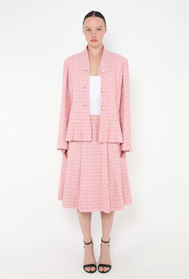 Chanel Resort 2019 'La Pausa' Silk Tweed Ensemble - 5