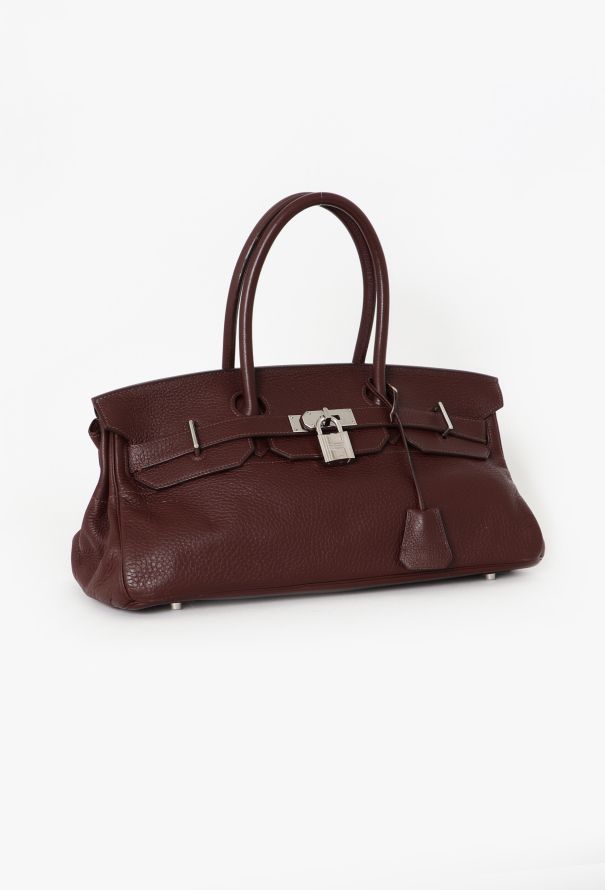 Hermès Brown Clemence JPG Birkin Shoulder - 4 Hermès Brown Clemence JPG Birkin Shoulder - 4