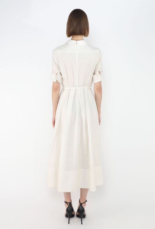 Dior 2022 Jacquard Houndstooth Silk Dress - 5