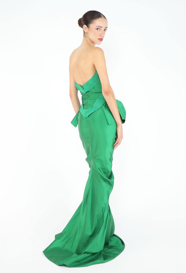 Tom Ford Charmeuse Sculpted Bustier Gown - 2