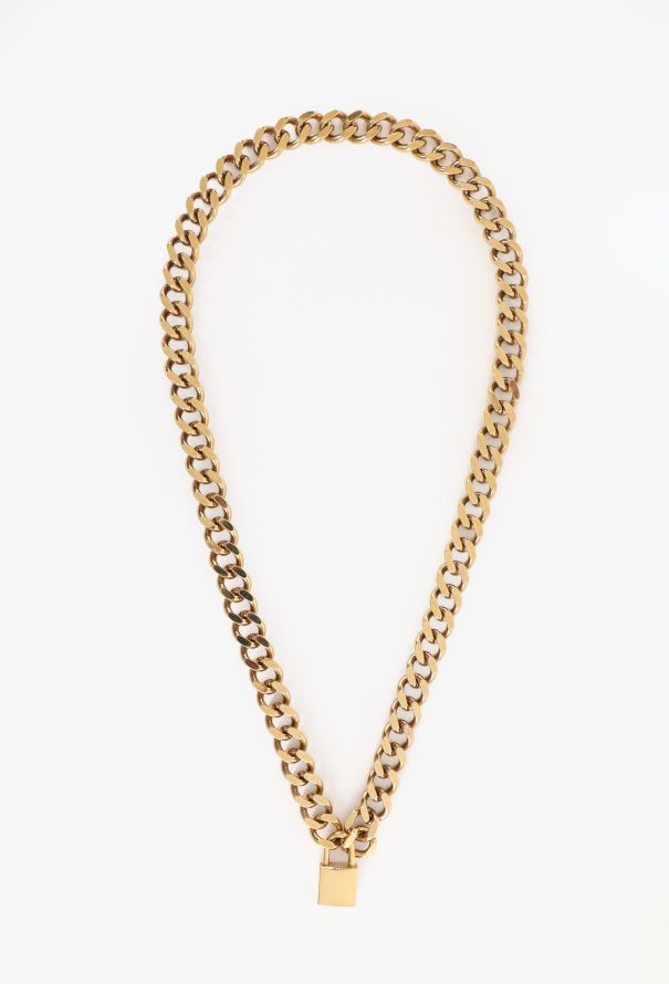Dior Chainlink Key & Padlock Necklace, 2005 - 4