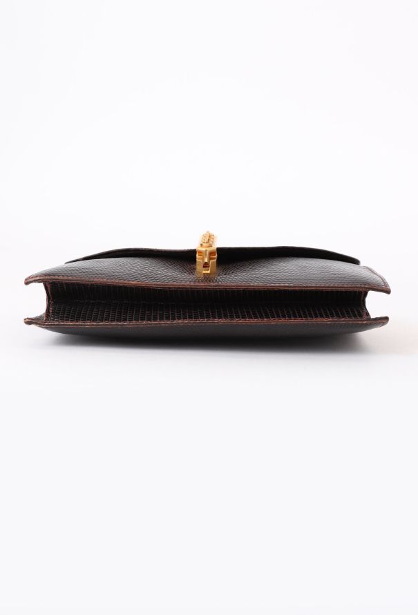 Hermès '70s Brown Lizard Alcazar Bag - 7 Hermès '70s Brown Lizard Alcazar Bag - 7