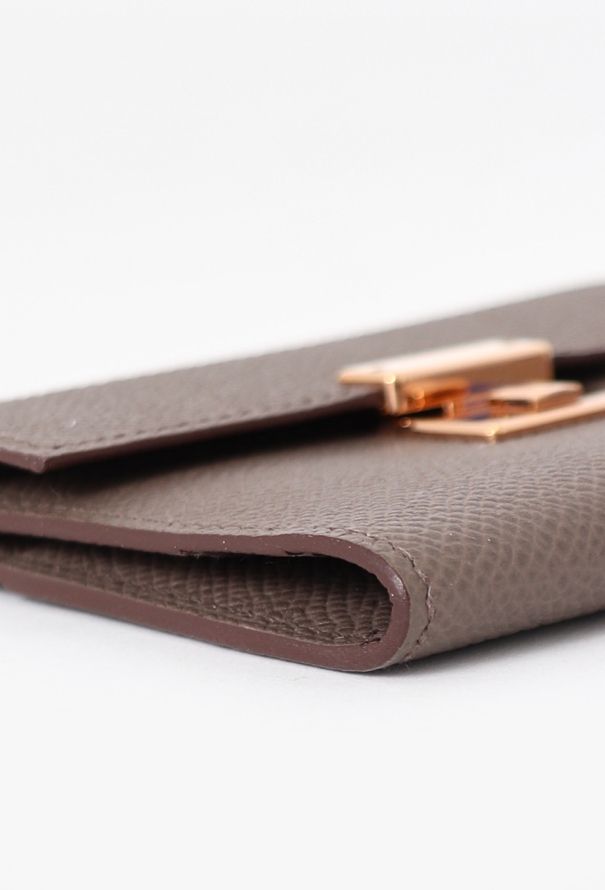 Hermès Etoupe Epsom Clic 10 Wallet - 8 Hermès Etoupe Epsom Clic 10 Wallet - 8
