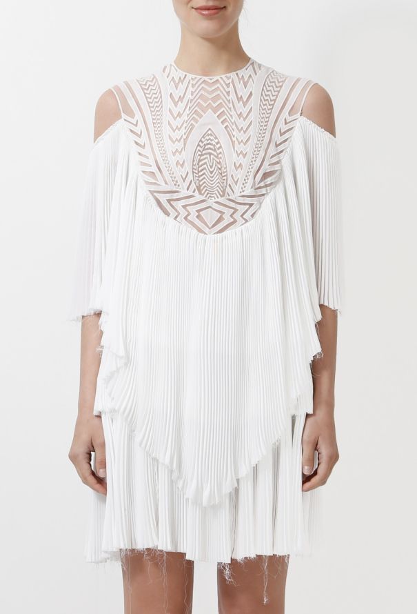 Givenchy S/S 2010 Pleated Lace Dress - 2