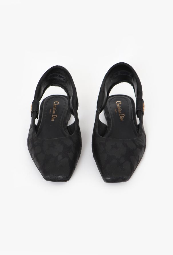 2022 Leopard Jacquard Mizza Slingbacks | Authentic & Vintage