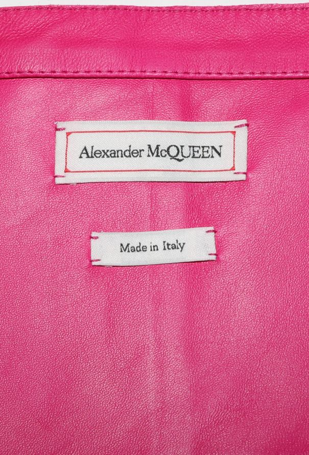 Alexander McQueen S/S 2022 Leather Lace Bustier Ensemble - 6 Alexander McQueen S/S 2022 Leather Lace Bustier Ensemble - 6