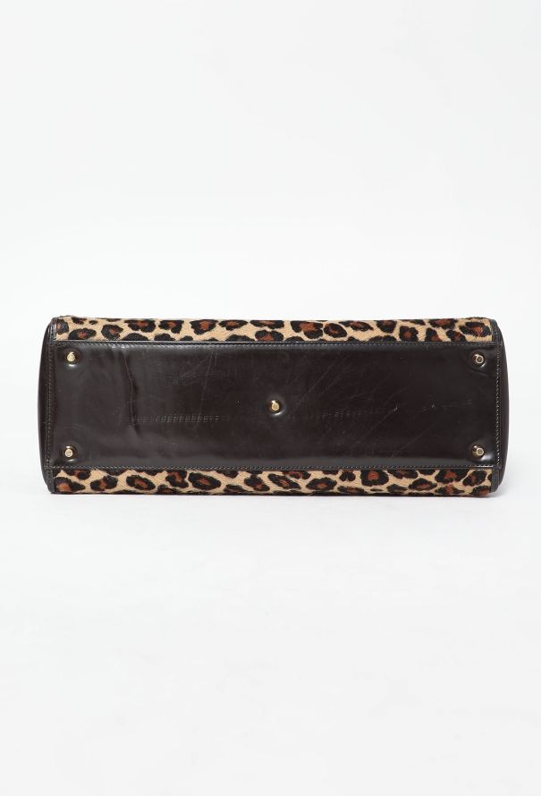Dior '90s Leopard Large Lady Dior Bag - 7