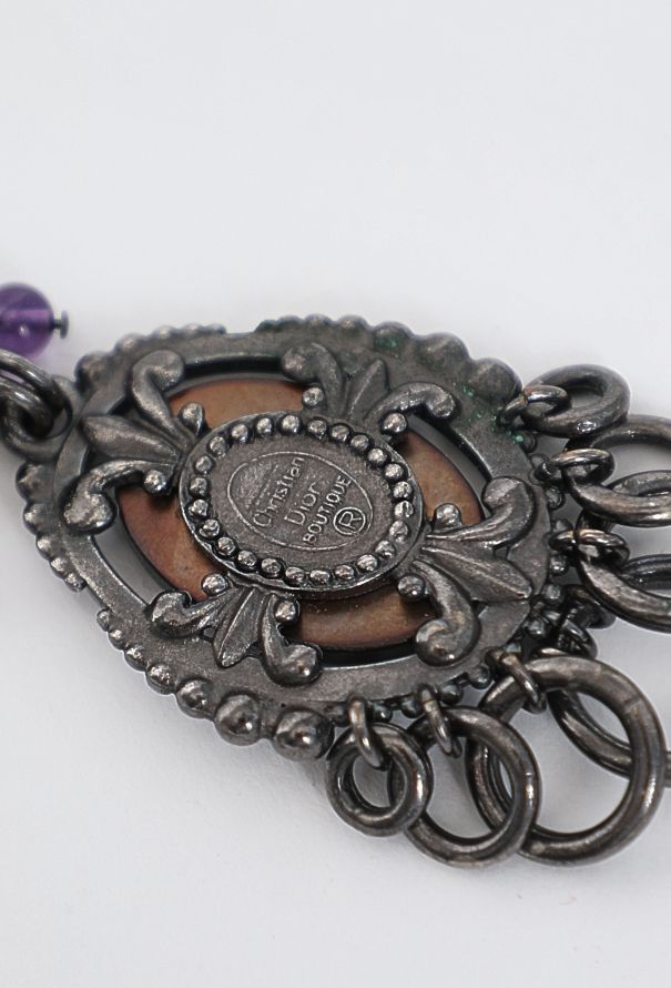 Dior Mother-of-Pearl Pendant Earrings - 4