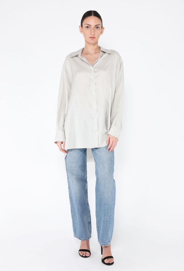 The Row S/S 2024 Albie Silk Shirt - 1