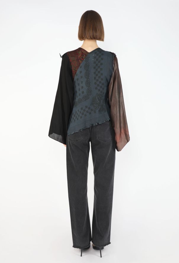 Maison Margiela Artisanal Upycled Foulard Top, S/S 1992 - 4