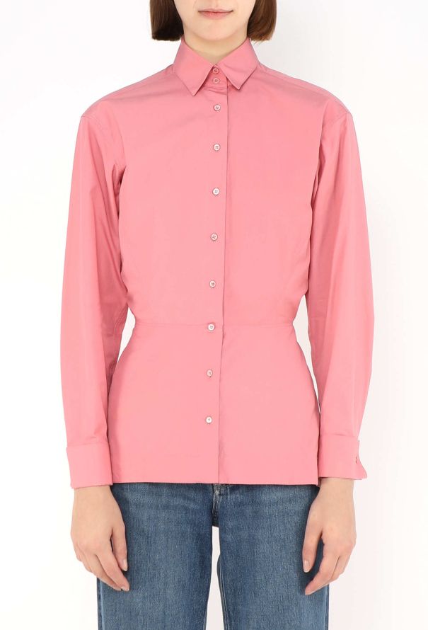 Alaïa 2003 Fluted Cotton Shirt - 1
