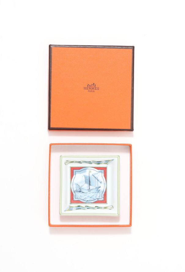 Hermès Vintage Sailboat Mini Ashtray - 1