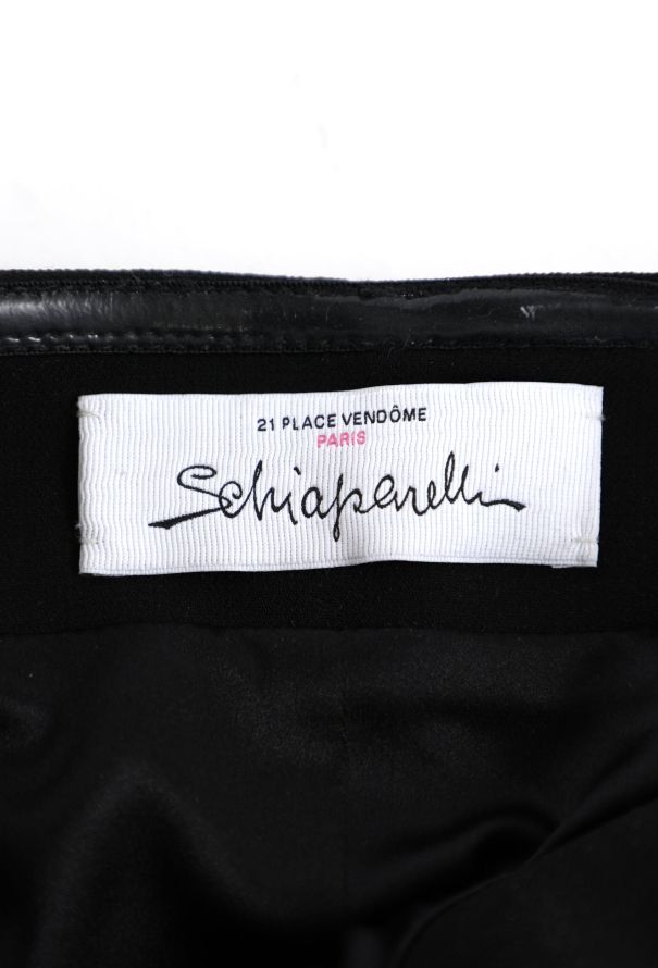 Schiaparelli S/S 2023 Velvet Trim Bustier Dress - 7