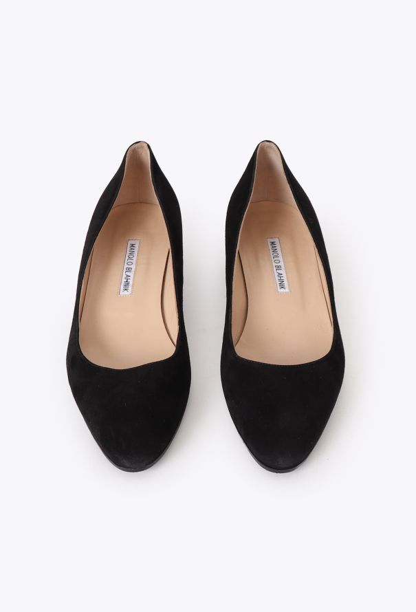 Manolo Blahnik 2024 Suede Lista Heels - 3