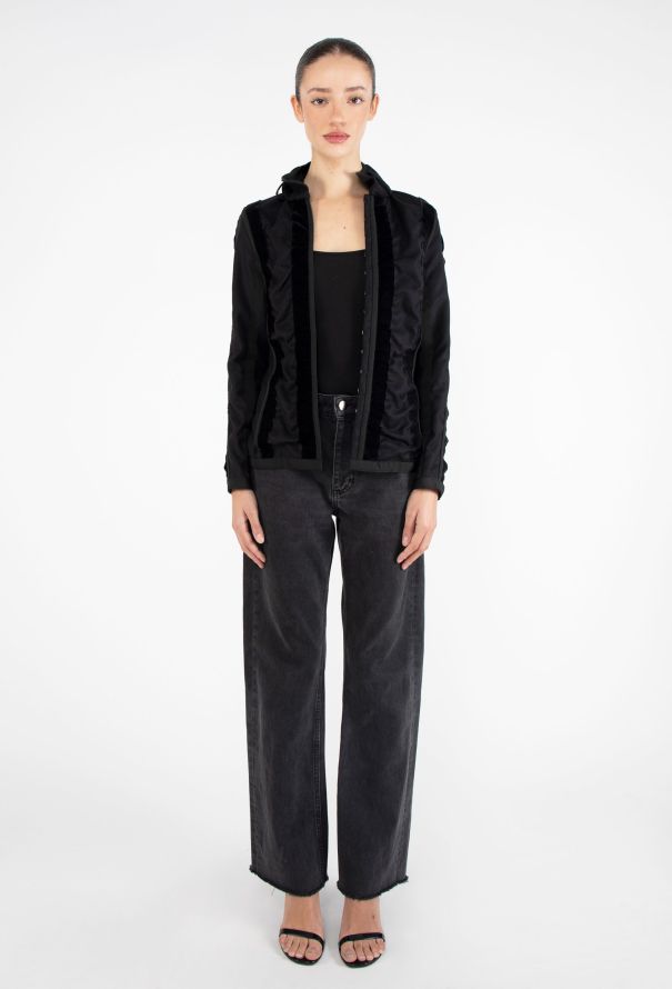 Saint Laurent Campaign F/W 2002 Ruched Ribbon Jacket - 6