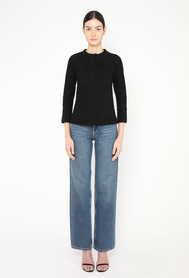 Louis Vuitton Collarless Cashmere Jacket - 2