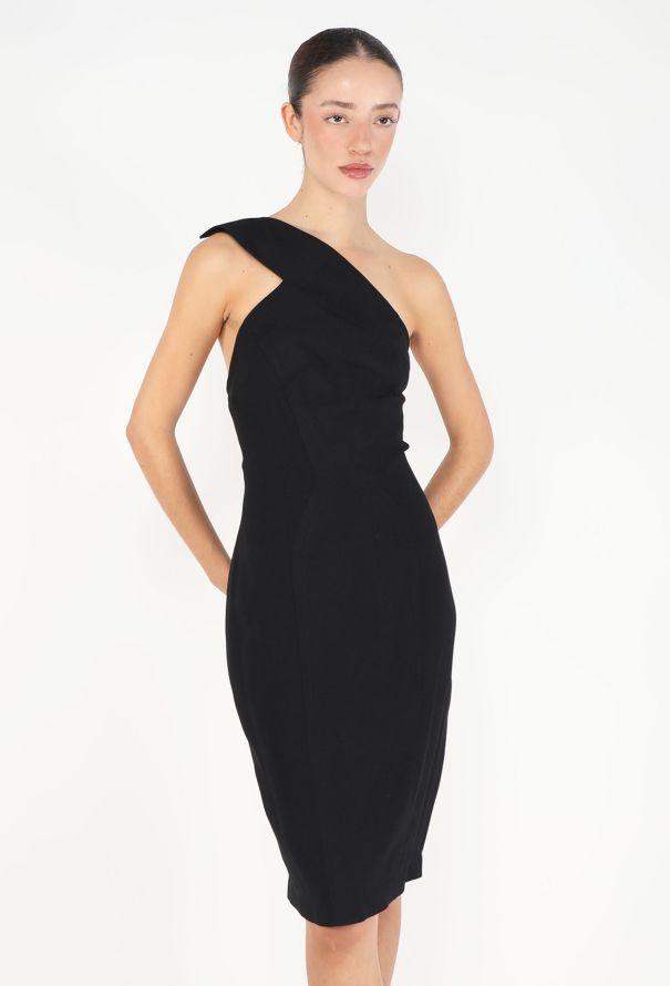 Thierry Mugler Late '80s One-Shoulder Dress - 2