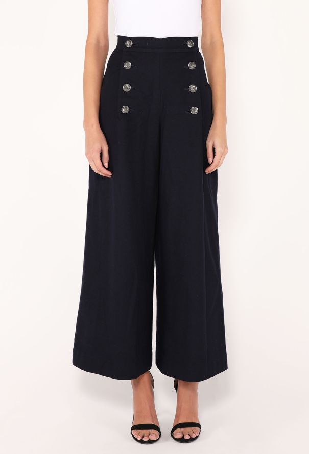Chanel Pre-Fall 2018 Flared Sailor Trousers - 3