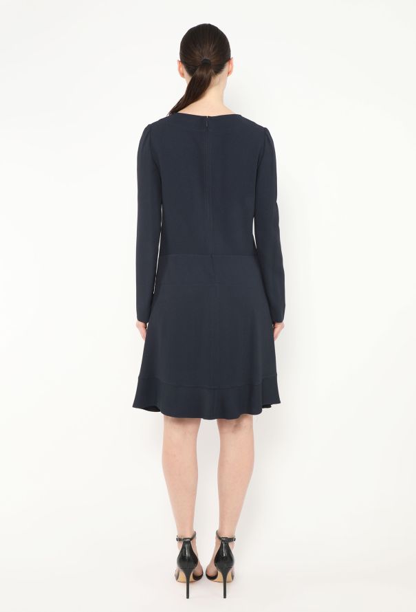 Chloé 2015 Scalloped Crêpe Dress - 5