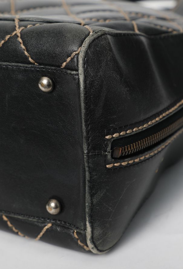 Chanel Vintage Wild Stitch Bowling  Bag - 8