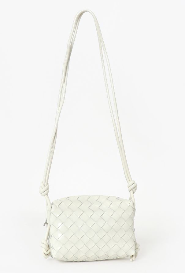 Bottega Veneta Mini Loop Camera Bag White - 2