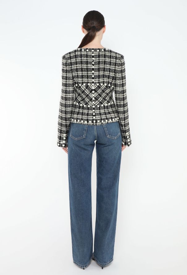 Chanel CAMPAIGN F/W 2003 Studded Tweed Jacket - 7