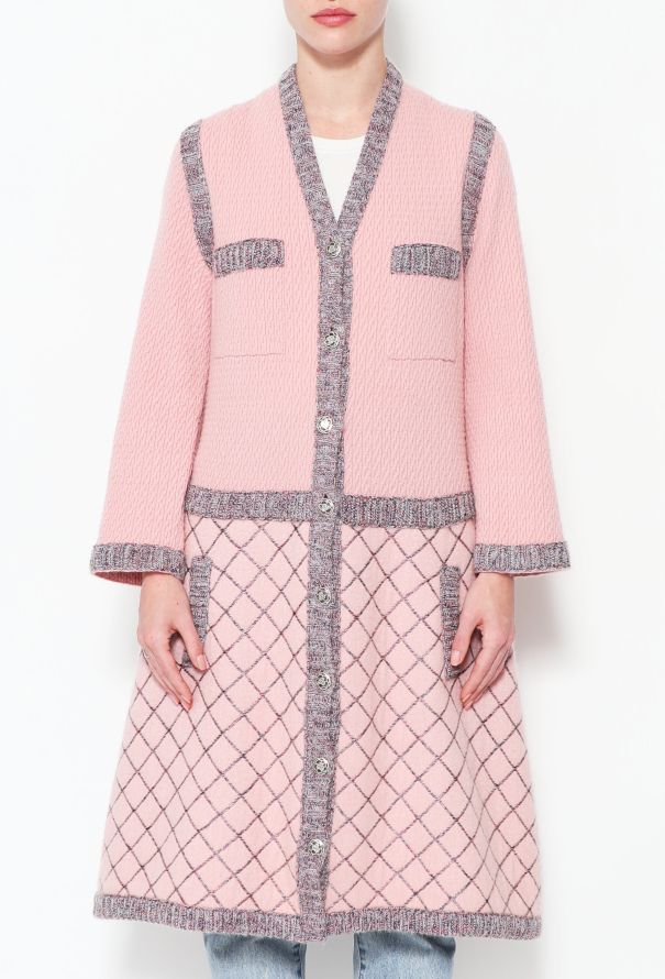 F/W 2015 Cashmere Quilted Dress