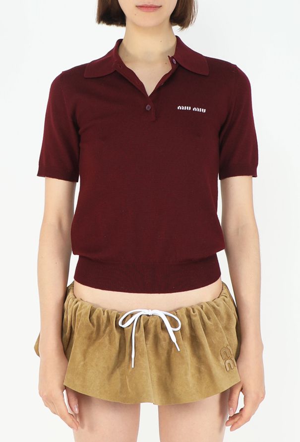 Miu Miu S/S 2024 Suede Micro Skirt - 4