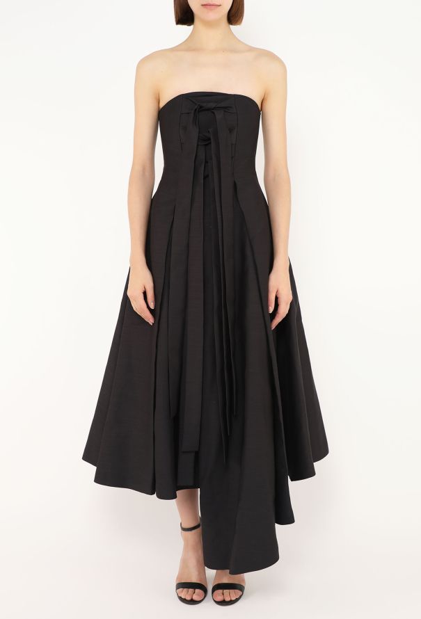 Loewe 2021 Ribbon Bustier Gown - 3