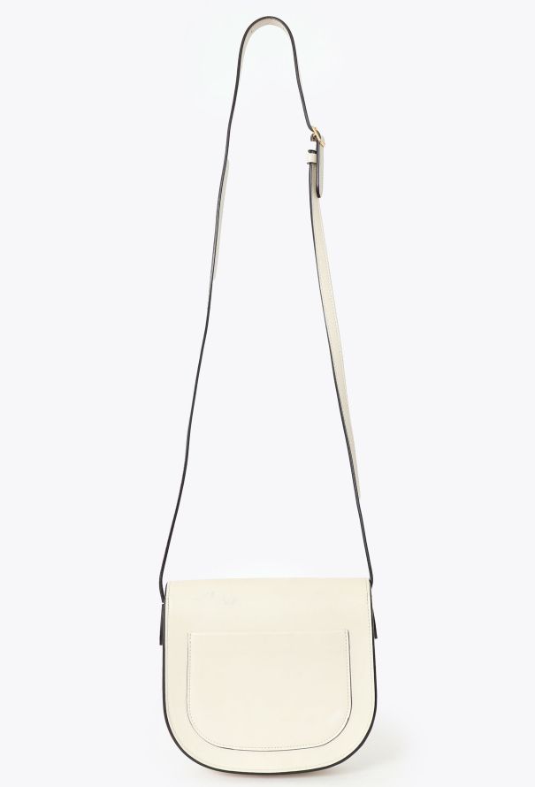 Céline White Small Trotteur Bag - 3