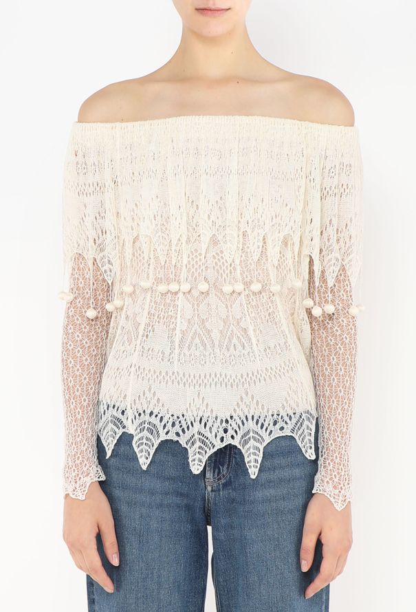 Alexander McQueen S/S 2017 Crochet Bobbled Top - 1