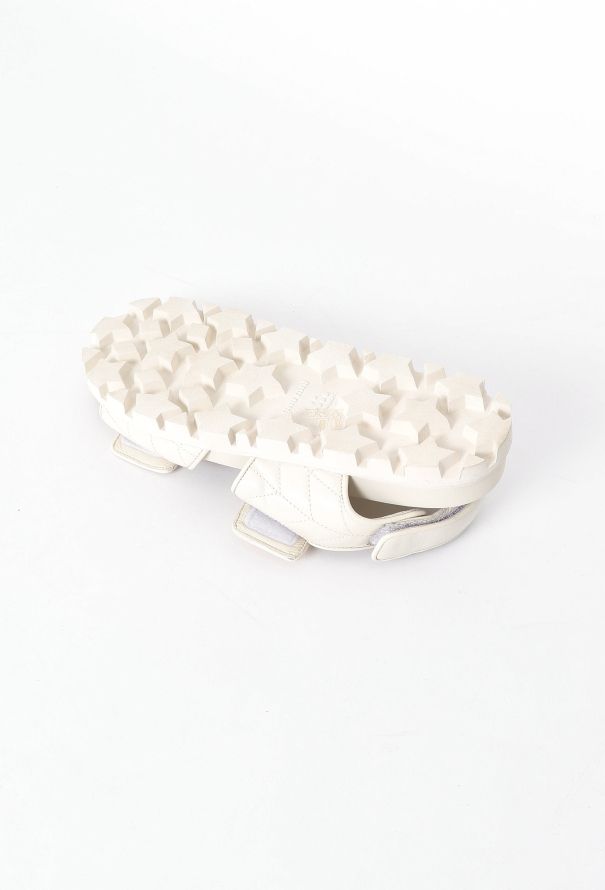 Miu Miu 2024 Quilted Leather Logo Sandals - 5