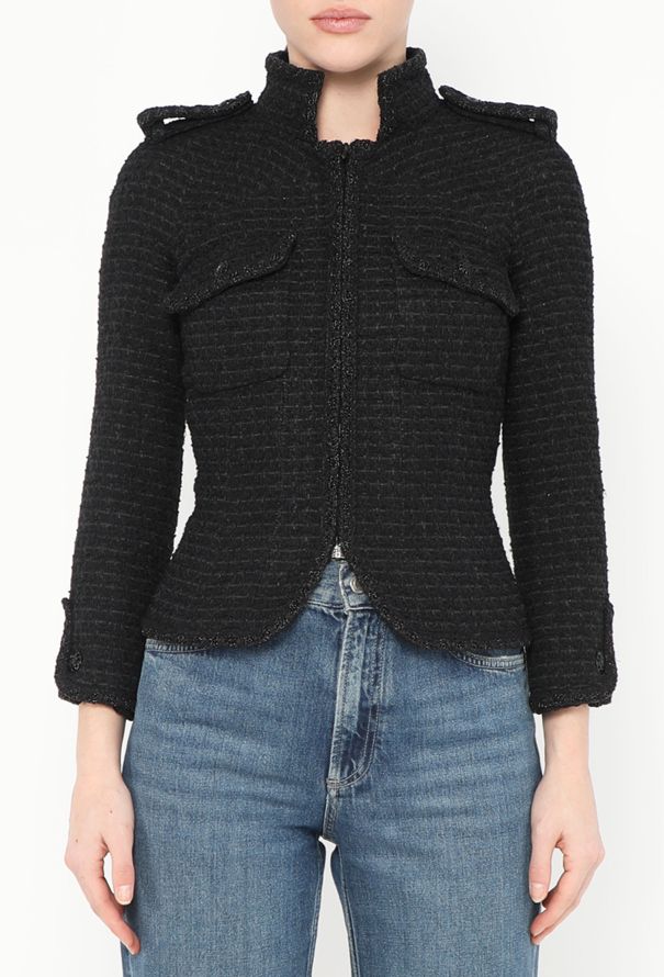 Chanel 2006 Iridescent Cinched Jacket - 1