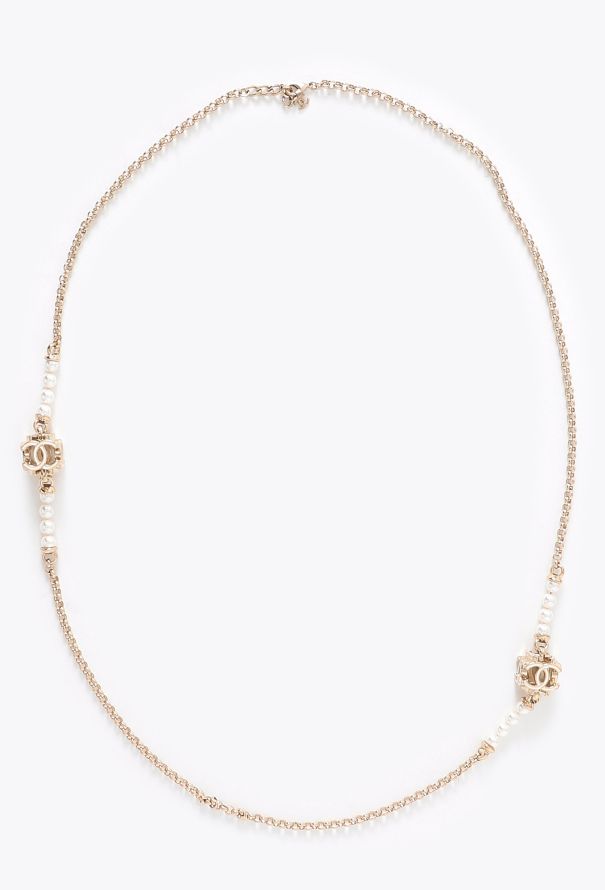 Chanel 2022 Chainlink 'CC' Cube Sautoir - 1