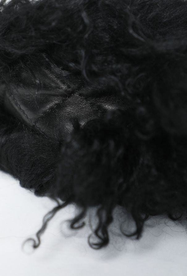 Chanel RARE 2008 Black Mongolian Shearling Tibet Flap Bag - 10