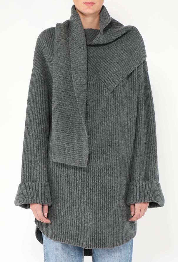 Toteme F/W 2024 Draped Scarf Sweater - 4