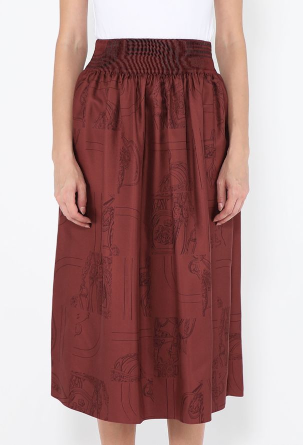 Hermès Silk En Désordre Finesse Skirt, 2024 - 3