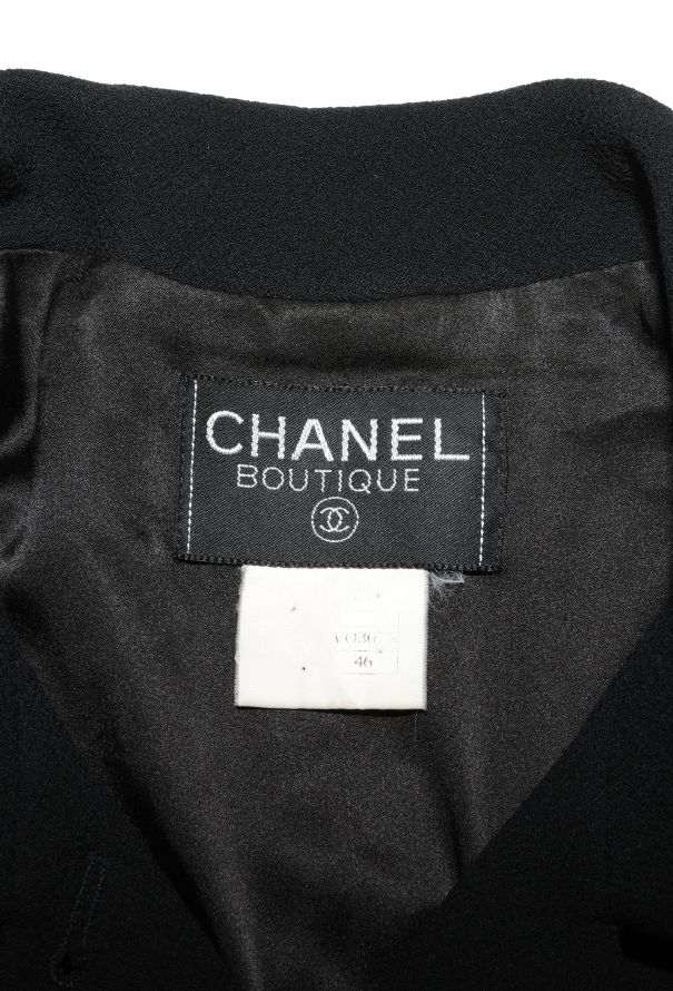 Chanel ICONIC F/W 1995 Pocketed Crêpe Jacket - 6