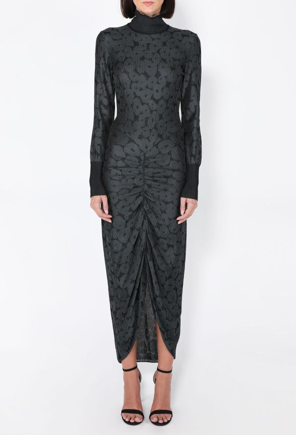 Alaïa Crinoline Jacquard Draped Dress, 2023 - 3