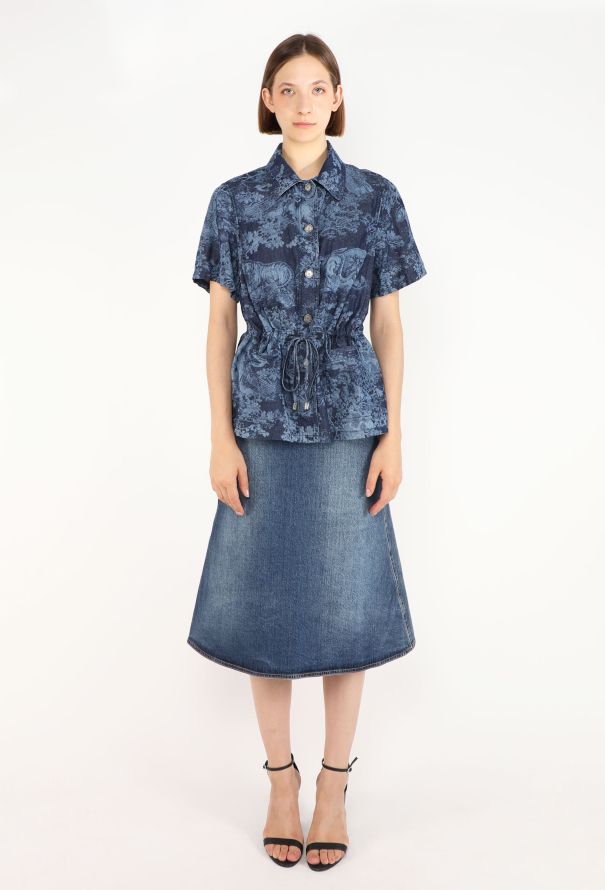 Dior Toile de Jouy Drawstring Shirt, 2024 - 3