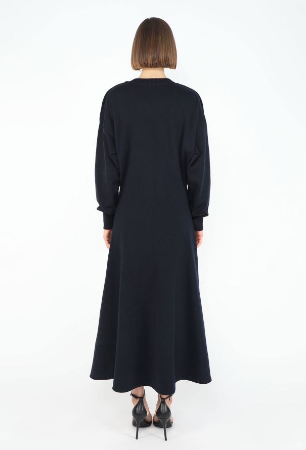 Alexander McQueen Naval Fluted Maxi Dress - 5