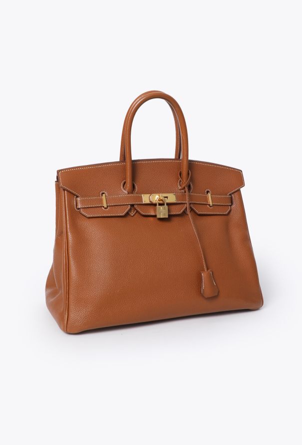 Hermès Beautiful Gold Togo Birkin 35 - 3